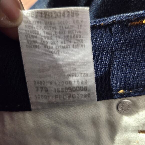 Levi's 525 Perfect Waist Boot Cut Jeans Womens Blue Denim Stretch 8 29 x 31 - Picture 12 of 12